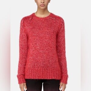 Golden Goose Tango Red Melange Knit Sweater Medium NWT